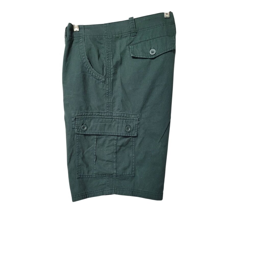 One‎ Tough Brand OTB Cargo Shorts Men’s 38 Green Cotton Pockets Y2K